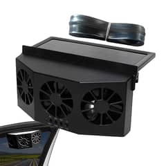 MOVI - EXTRACTOR TRIPLE DE AIRE CALIENTE PARA AUTO CON PANEL SOLAR