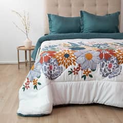 DORAL - Plumón sherpa estampado king verde