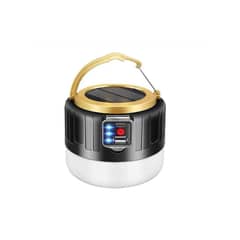 PUREPOWER - Luz de camping LED solar con cargador para teléfono