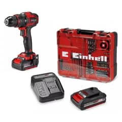 EINHELL - Kit Taladro Impacto 18v+1 Bat +1carg+64 Acc+maletin