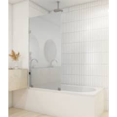 DELL ORTO - Shower Door vidrio templado con Empavonado 90x150 cm Inox