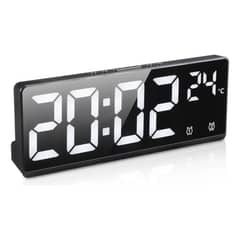 GIOIO - Reloj De Pared Led Digital Con Termómetro Decoracion Hogar