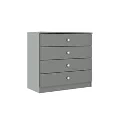 GENERICO - COMODA 4 CAJONES GRIS