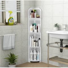 GENERICO - Estante Esquinero De Baño Organizador Esquinero De 4 Niveles
