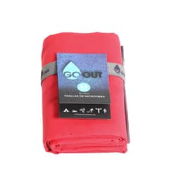 GO OUT - Toalla Microfibra 80x130 cm Color Roja