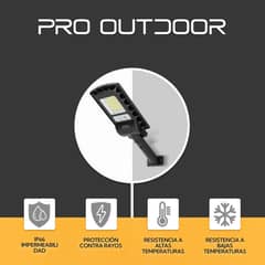 PRO OUTDOOR - Luminaria Led 100 W Solar Contra Agua