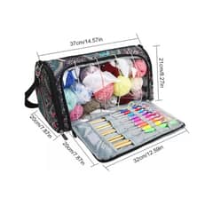 OFERTABKN - Bolso Porta Tejido Lanas Palillos Y Crochet - Grande