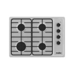 MABE - Encimera a Gas 4 platos 60cm Inox CMG6044SD-1CL