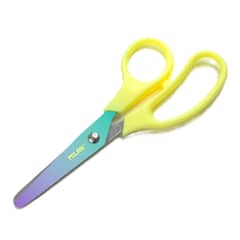 MILAN - Tijera 13cm redonda Sunset Amarilla Premium