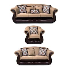 AMERICA DECORA - Living 4-3-1 Grand Búfalo Mixto Beige