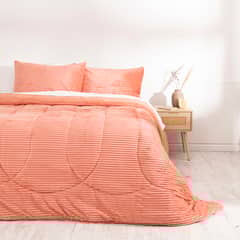 MASHINI - Plumón Corduroy Coral Sherpa 2.0 Plazas Coral