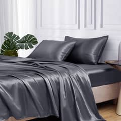 ROSEWOOD - Sabanas Satin Ultra Suaves Juego Completo - Negro - Super King