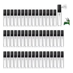 KUANGYE - 50 Pcs 5ml Mini Botellas Spray Perfume Vidrio Recargables