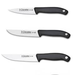 3 CLAVELES - Cuchillo verdura Evo tres claveles Set 3 tamaños