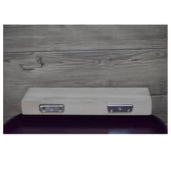 WW DESIGN - Soporte Oculto Repisa Flotante - Formato Pequeño (Pack 2 Unds)