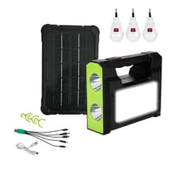 OFERTABKN - Kit Emergencia Solar Camping Usb Multifunción +3 Ampolletas
