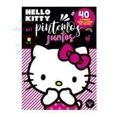 VERTICE - Libro para colorear Hello Kitty 40 páginas Super Color