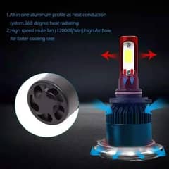 GENERICO - Ampolleta Auto Led Headlight H4-AMARILLO 215124