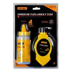 GENERICO - Tizador Con Lienza 30 Metros Tizalinea Tiza Bicolor
