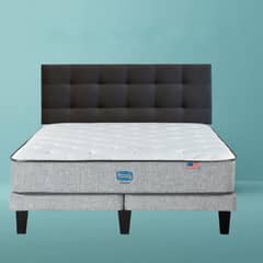 SIMMONS - Cama Europea Dreamer 2 Plazas respaldo Urban Marengo