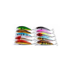 PUNTO STORE - Señuelos Pesca Rápala 7,2cms Kit 10 Unidades - Ps