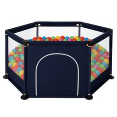 GENERICO - Corral Seguridad Bebe Hexagonal Juego Corralito Con Pelotas