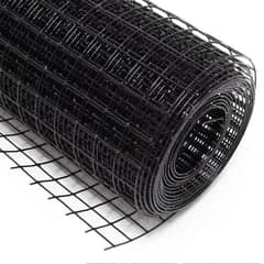 MUNDO MAGIA - Malla Jardin Soldada Pvc Negra 12 X10mmx060mt 10mt