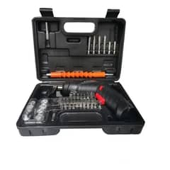 GENERICO - Taladro Destornillador Inalámbrico 3.6v 45 Accesorios Maleta Frecuencia