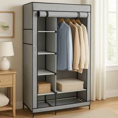 RACK & PACK - Closet Organizador Armario Armable de Tela Compartimiento 6 Anaqueles