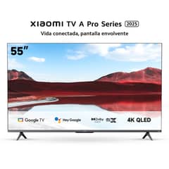 XIAOMI - QLED Smart TV 55" A Pro 2025 55 4K Utra HD Google Tv