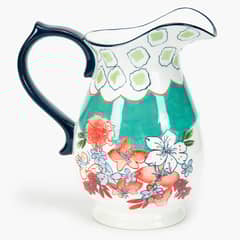 ROBERTA ALLEN - Jarra Cerámica Decorativa 24 Cm Flori Multicolor