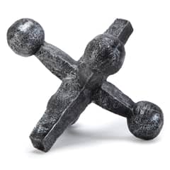 BASEMENT HOME - Adorno Asterisco Gris 13 Cm