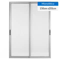 WINTEC - Ventanal monolítico aluminio 150x205 cm mate corredera