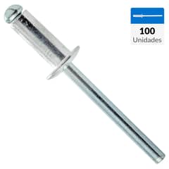 MAMUT - Remache tipo pop 3,2x8 mm 100 unidades