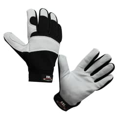 REDLINE - Guante cuero supervisor con textil executive negro