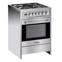 URSUS TROTTER - Cocina a Gas 4 Platos Silver Pro-Q4-GL
