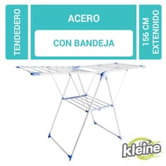 KLEINE WOLKE - Tendedero de ropa plegable