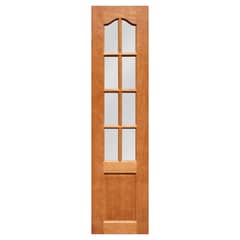 HOLZTEK - Mampara Pino 4 vidrios color Cerezo incluye vidrios