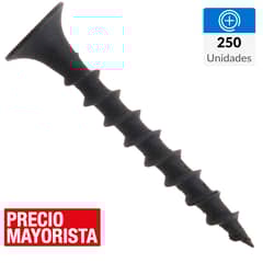 MAMUT - Tornillo Autoperforante Cabeza Phillips Yeso-Cartón 1-1/4 " 6 mm 250 Unidades