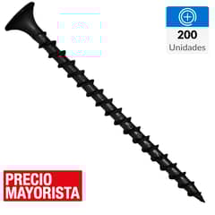 MAMUT - Tornillo Autoperforante Cabeza Phillips Yeso-Cartón 1-5/8 " 6 mm 200 Unidades