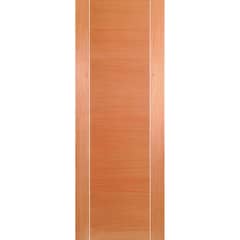 HOLZTEK - Puerta Capri II Enchapada Mare Clara Natural