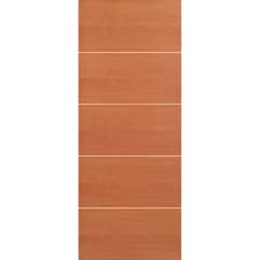 HOLZTEK - Puerta Milano Enchapada Mare Clara Natural