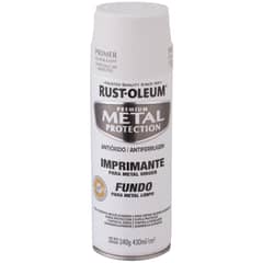 RUST OLEUM - Spray Anticorrosivo Stops-Rust Imprimante Blanco Mate 340 gr
