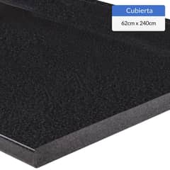 FILHER - Cubierta para mesón de cocina 240x62 cm Granito negro