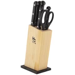 JUST HOME COLLECTION - Set 5 cuchillos + tijera