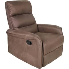 JUST HOME COLLECTION - Sillón Reclinable 1 cuerpo Portofino 84x103x92 cm Chocolate