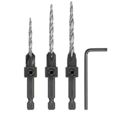 DEWALT - Set de brocas avellanadoras 3 unidades