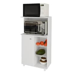 TECNOMOBILI - Mueble para microondas 61x41x116 cm Blanco espesor 15mm