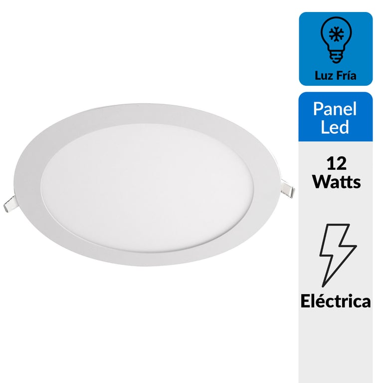 DAIRU - Panel led empotrado circular 24w luz fría | Ofertitas
