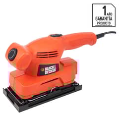 BLACK+DECKER - Lijadora orbital eléctrica 150W.